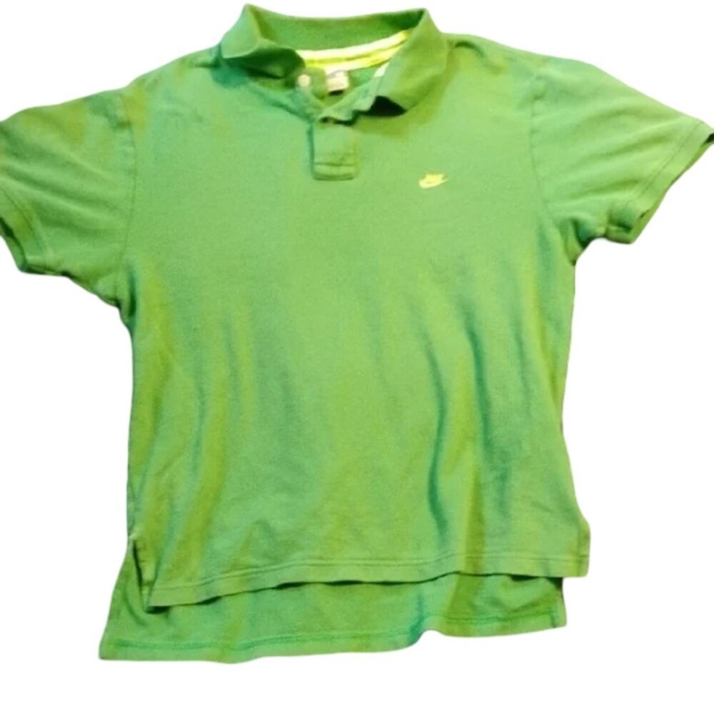 Nike Men's Vibrant Green Polo